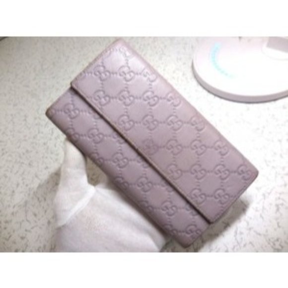 Gucci Lavender Purple XL Embossed G Logo - Picture 7 of 11